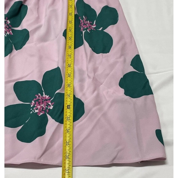 Kate Spade Grand Floral A-line Pink Dress Women's 10 NWOT - Picture 10 of 12